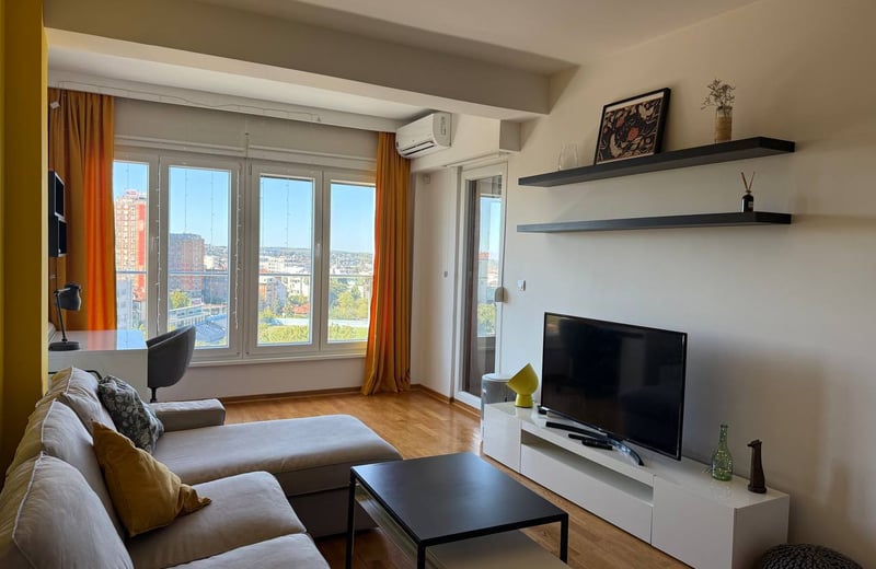 Location d’un appartement moderne de 2 pièces, 53 m², Zvezdara, Belgrade, Serbie
